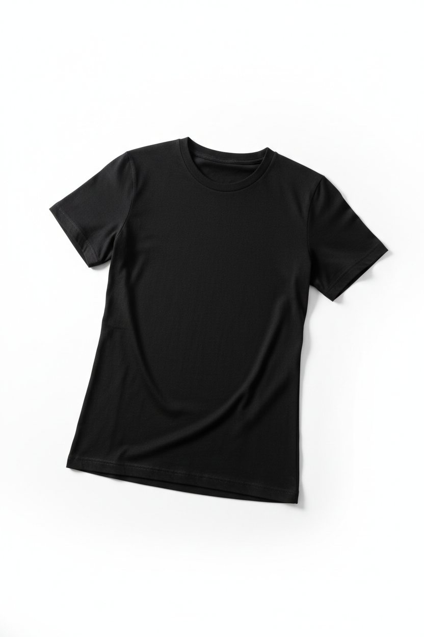 Black Blank Tee
